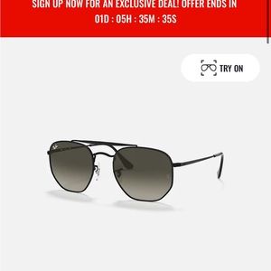 Black Ray-Ban "Marshal" perfect condition!
